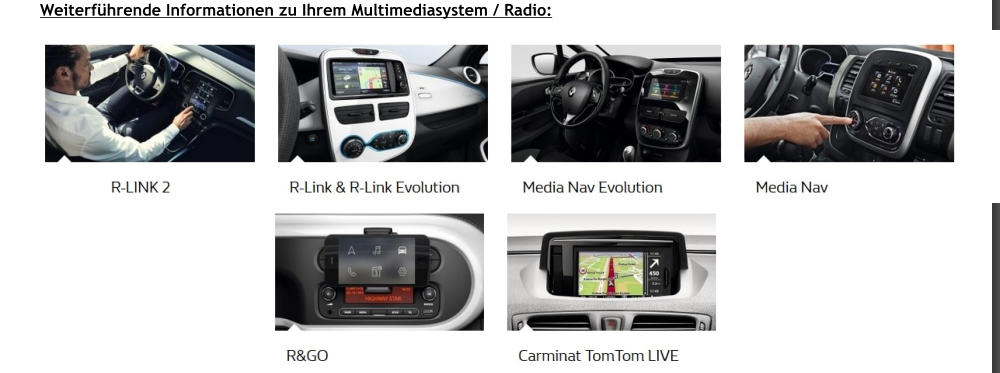 Weiterführende Informationen zu Ihrem Multimediasystem / Radio: